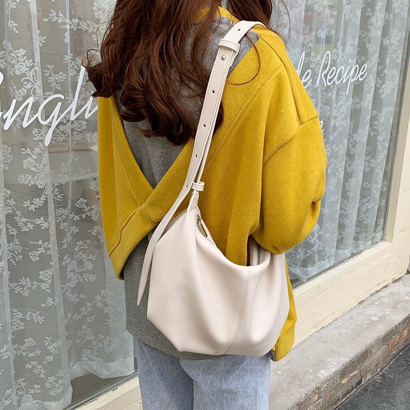 Luxury Bags That Are Affordable - حقيبة نسائية بسيطة مزينة بالتجعيدات، حقيبة