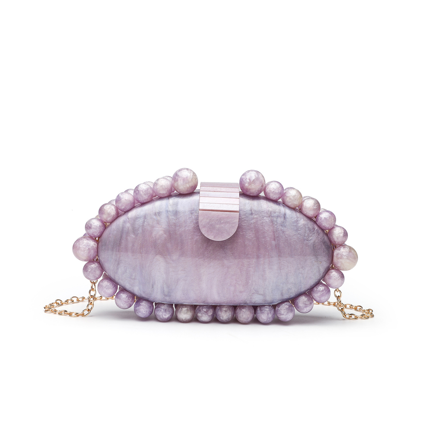 Luxury Bags Trend 2025 - أنيقة الرخام حقيبة صغيرة من الأكريليك