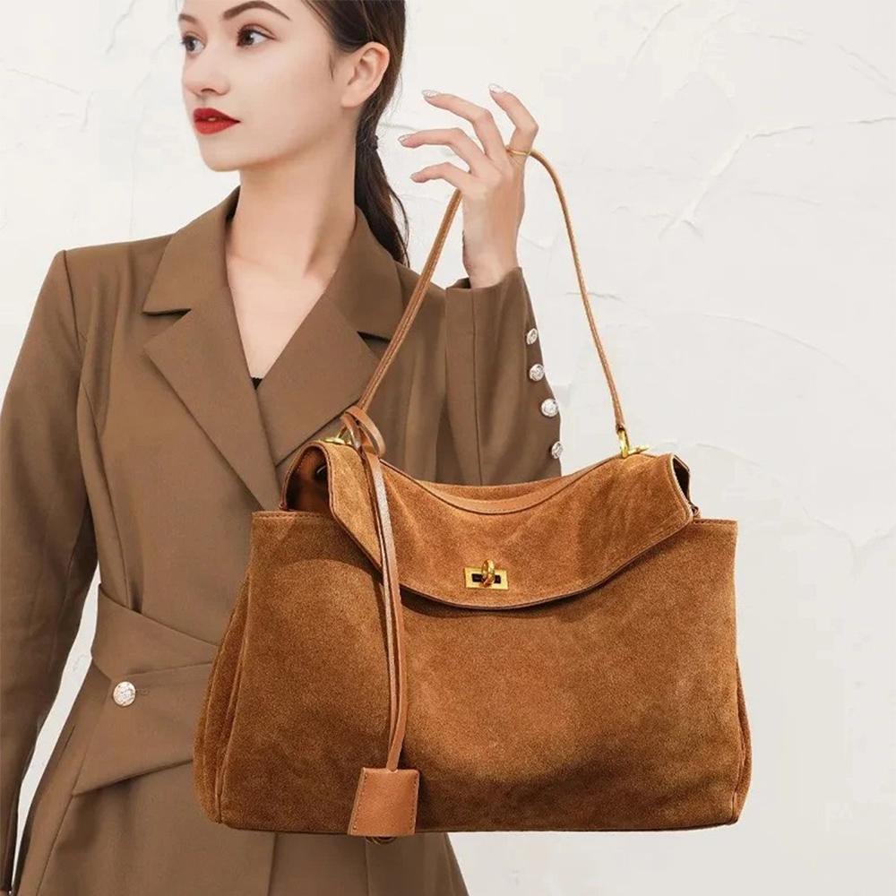 Luxury Bags Big - الخريف الشتاء المرأة الجلد المدبوغ حقيبة