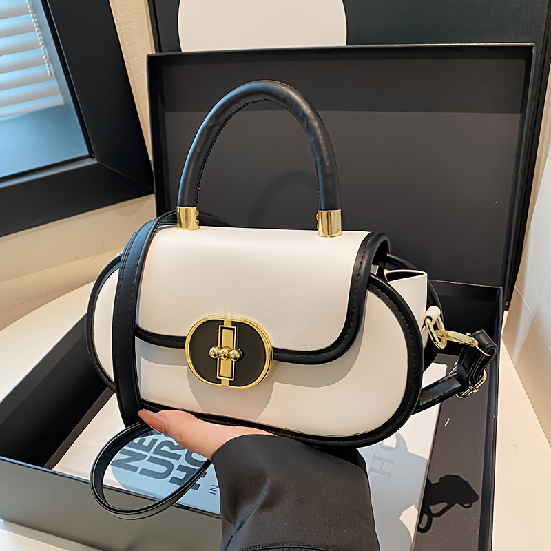 Luxury Bags Office - حقيبة كتف نسائية أنيقة صغيرة الحجم،