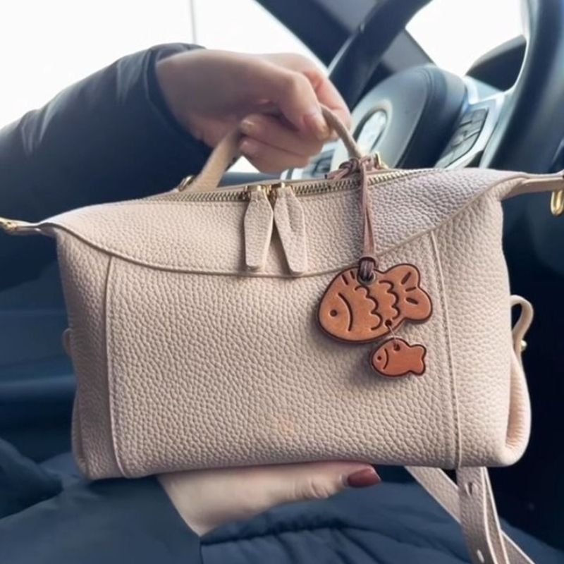 Luxury Bags Big - حقيبة بوسطن نسائية بسيطة وواسعة، جديدة