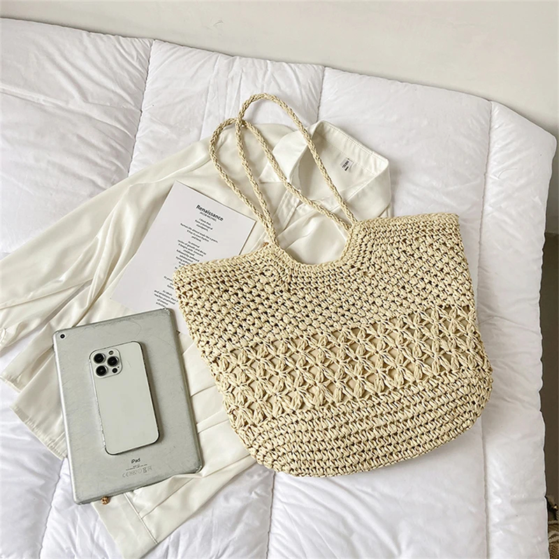 حقائب منسوجة من القش بتصميم عص - مراجعة Luxury Bags Big وسعره