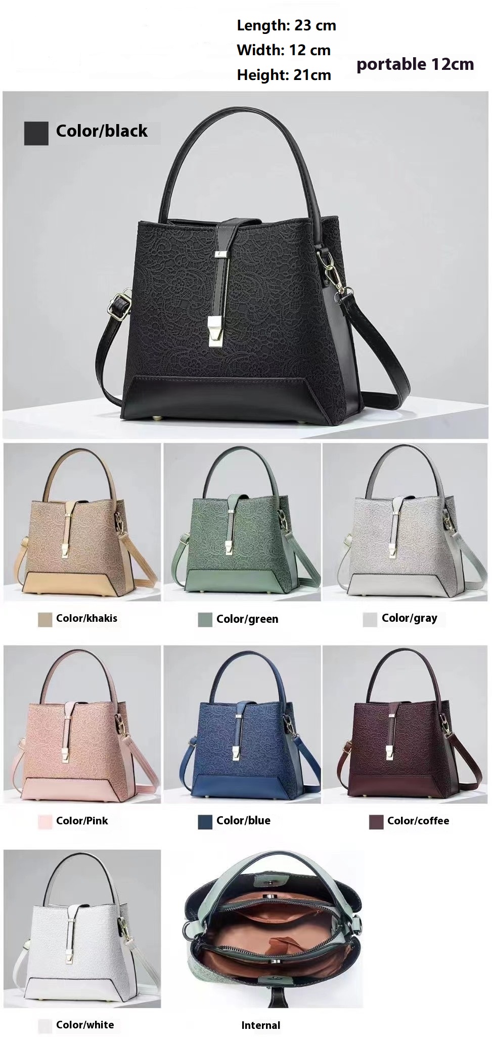 جديد فاخر حمل حقيبة جلدية أنيق - مراجعة Luxury Bags Big وسعره