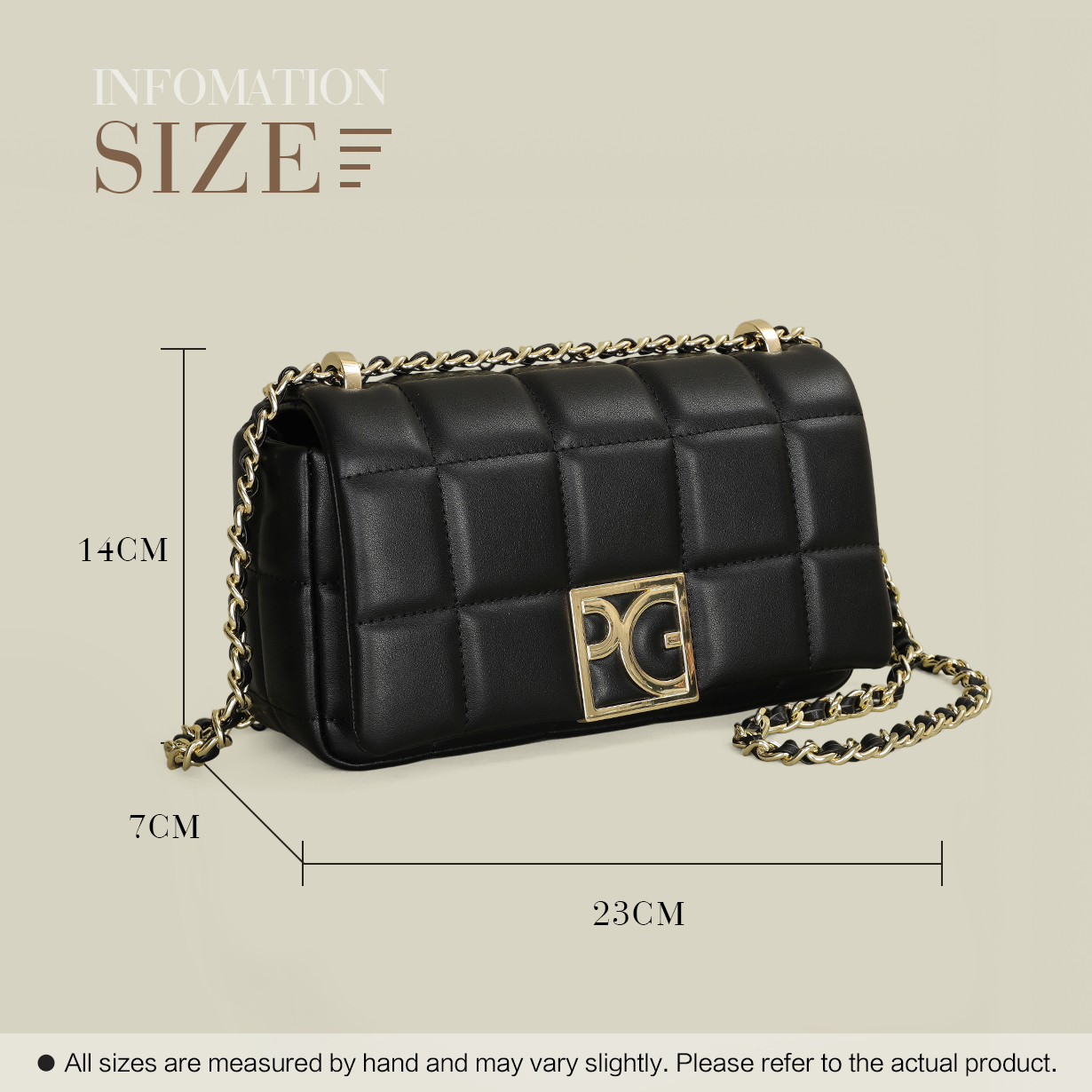 حقيبة نسائية فاخرة من PG PATSY - مراجعة Luxury Bags Office وسعره