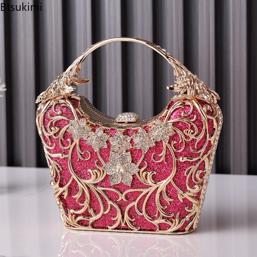 حقائب سهرة معدنية مفرغة للنساء - مراجعة Luxury Bags Reseller وسعره