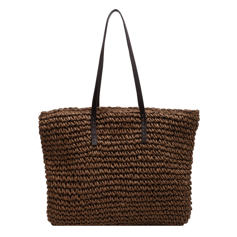 القش المنسوجة حمل الحقائب عارض - مراجعة Luxury Bags Big وسعره