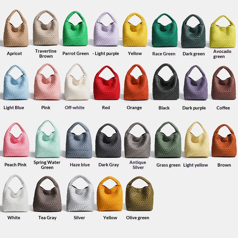 حقيبة يد نسائية منسوجة فاخرة،  - مراجعة Luxury Bags Big وسعره