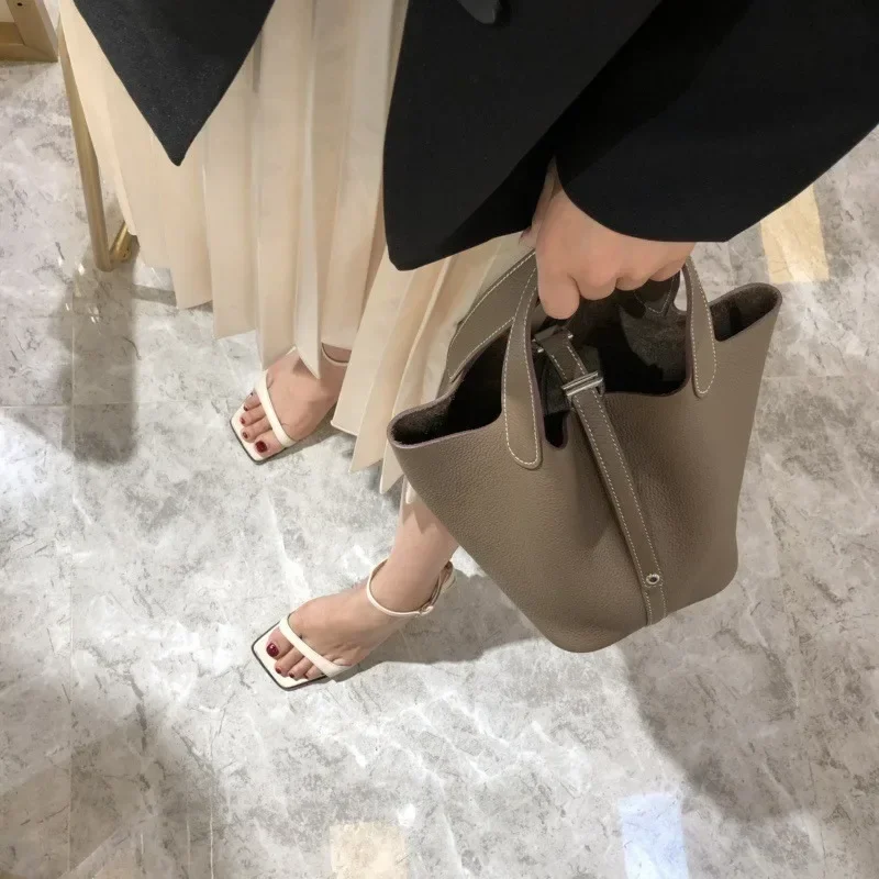 2023 جديد التباين اللون جلد ال - مراجعة Luxury Bags Office وسعره