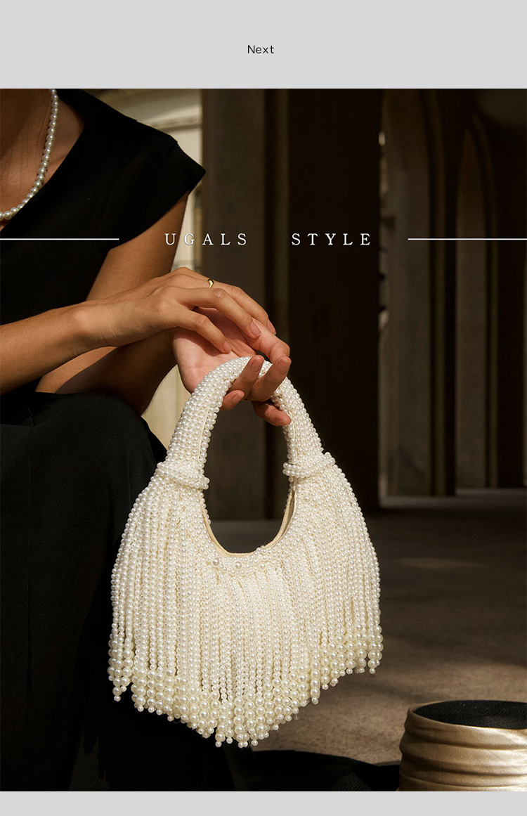 حقيبة يد فاخرة بتصميم مقبض لؤل - مراجعة Luxury Bags Reseller وسعره